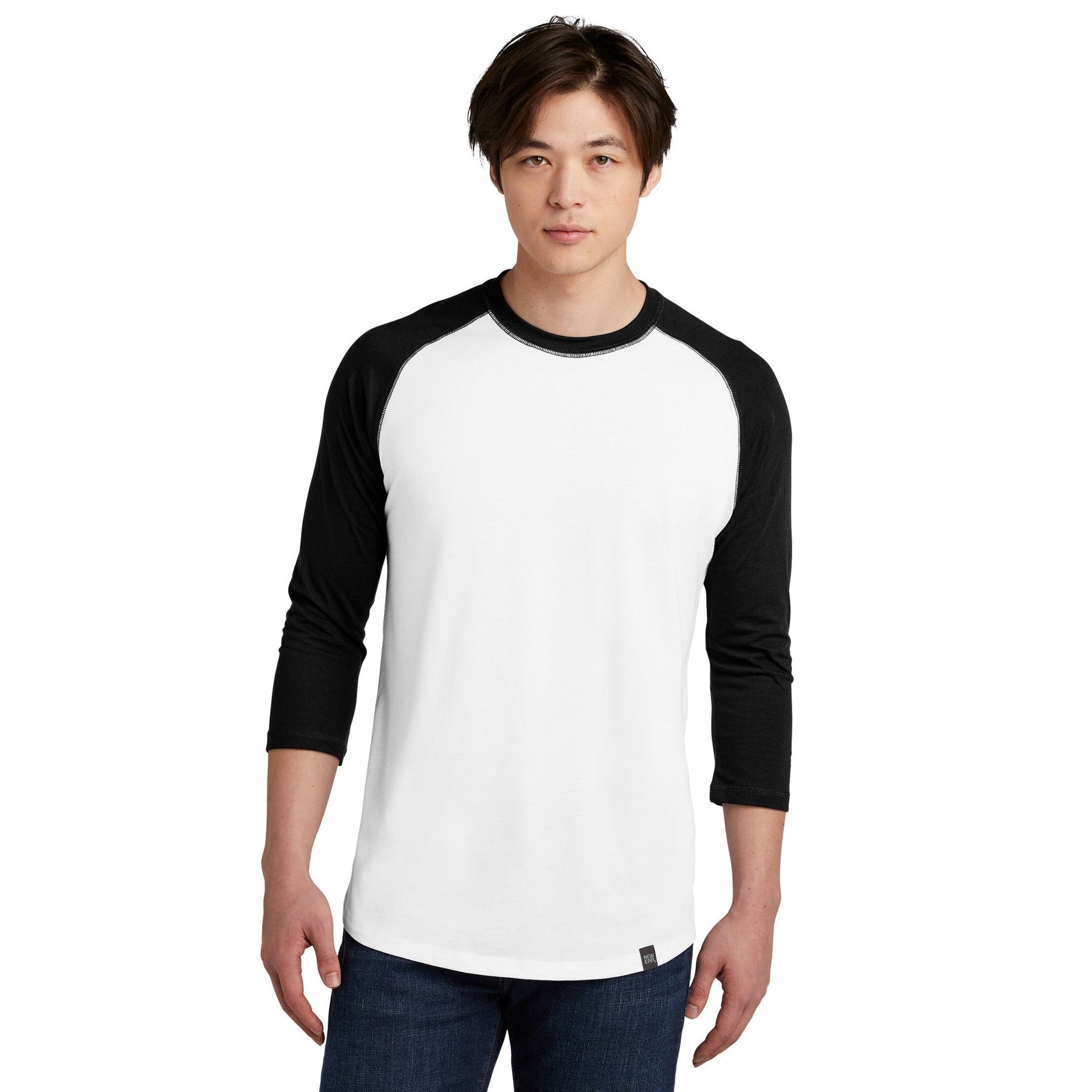 New Era-New Era ® Heritage Blend 3/4-Sleeve Baseball Raglan Tee. NEA104-MedTech-3